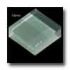Mirage Tile Glass Mosaic Plain Color 5/8 X 4 Graphite Grey Gloss